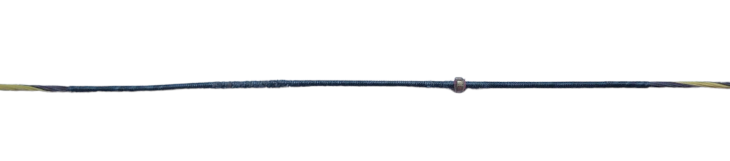 Center serving with a single brass nocking point